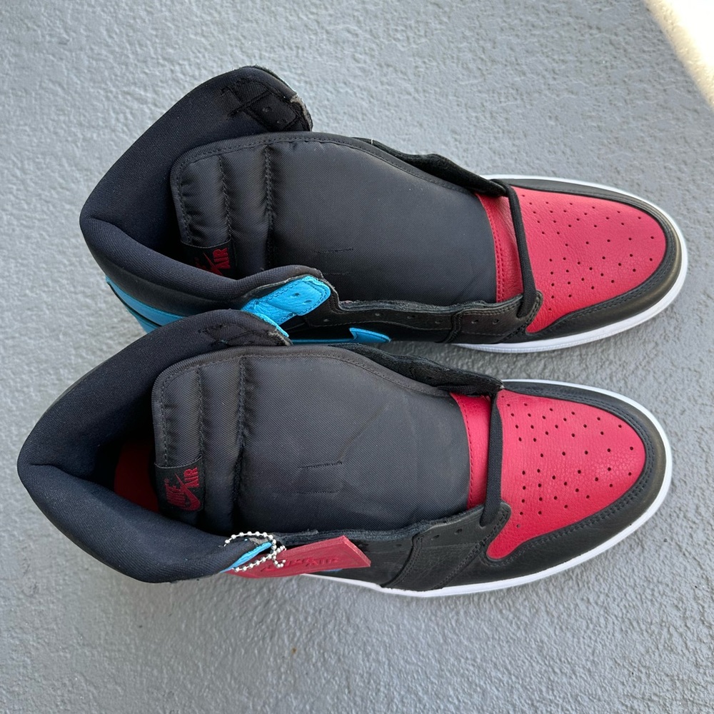 Jordan 1 Retro High NC to CHI Sneakers (Women’s 14.5 / Men’s 13) Brand New - Picture 6 of 10